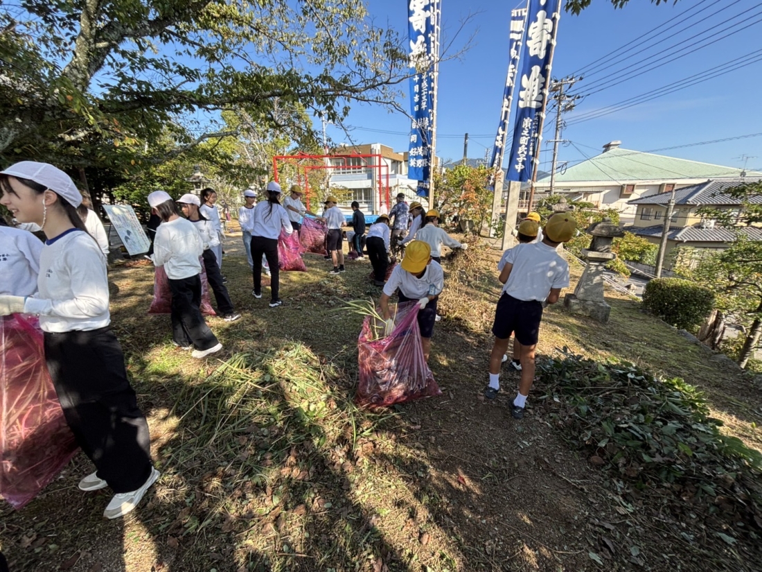 大歳神社秋祭りの準備 着々と